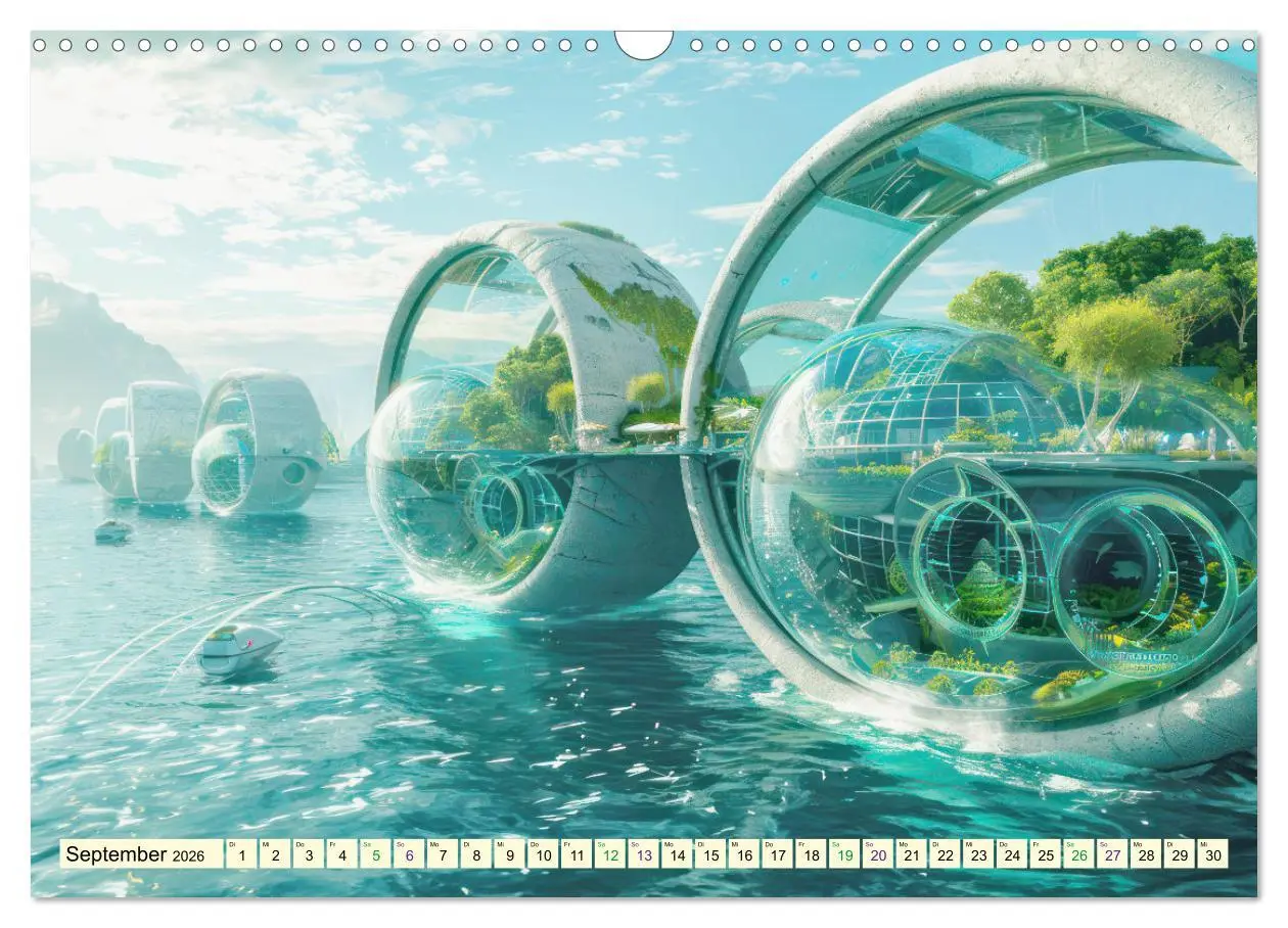 Bild: 9783457433409 | Science-Fiction Wasserwelten (Wandkalender 2026 DIN A3 quer),...
