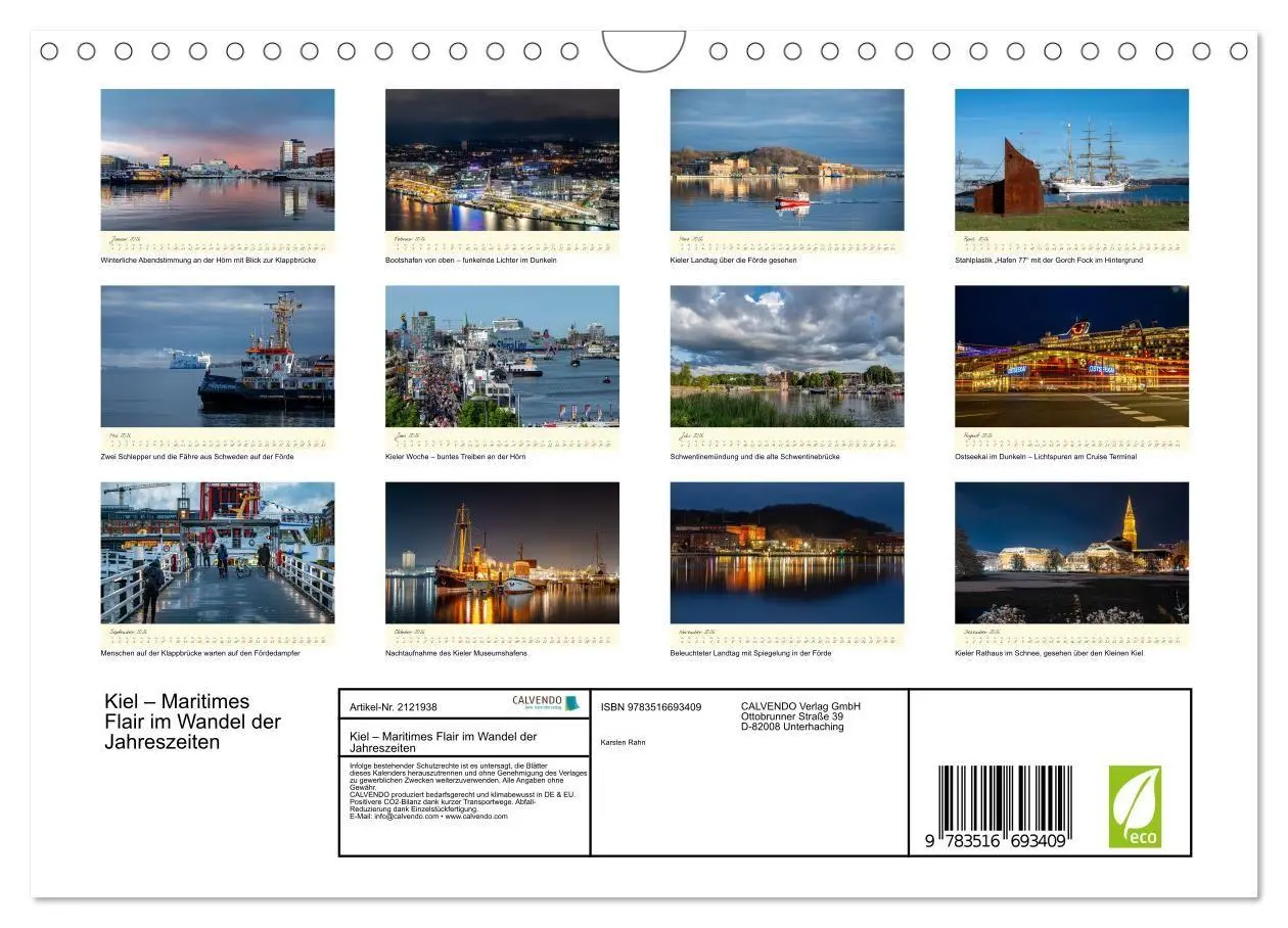 Bild: 9783516693409 | Kiel - Maritimes Flair im Wandel der Jahreszeiten (Wandkalender...