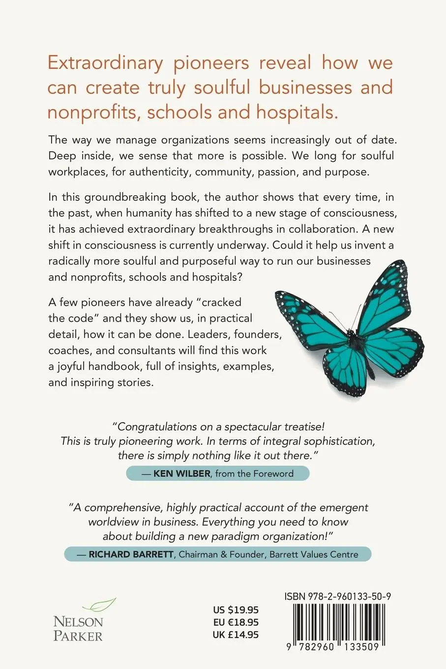 Rückseite: 9782960133509 | Reinventing Organizations | Frederic Laloux | Taschenbuch | Englisch