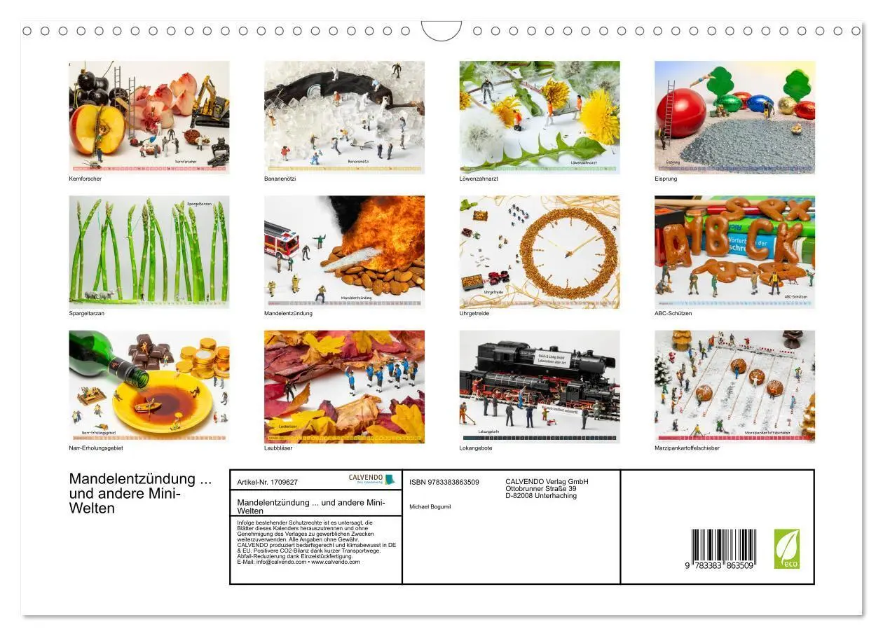 Bild: 9783383863509 | Mandelentzündung ... und andere Mini-Welten (Wandkalender 2025 DIN...