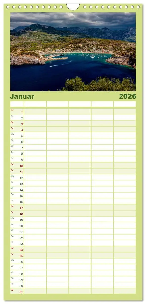 Bild: 9783516513509 | Familienplaner 2026 - Mallorca - Trauminsel des Südens mit 5...