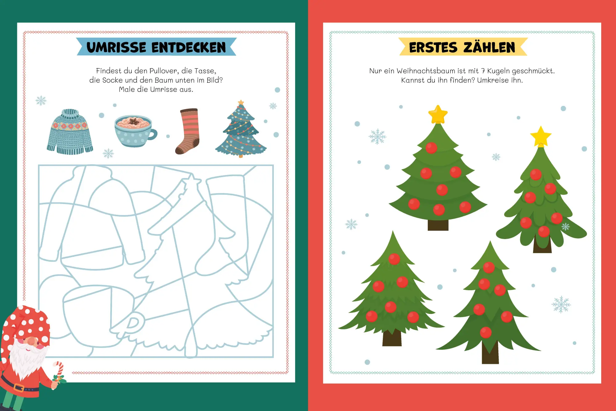Bild: 9783849943509 | Mein Adventskalenderbuch Rätselspaß mit den Wichteln | Verlag | Buch