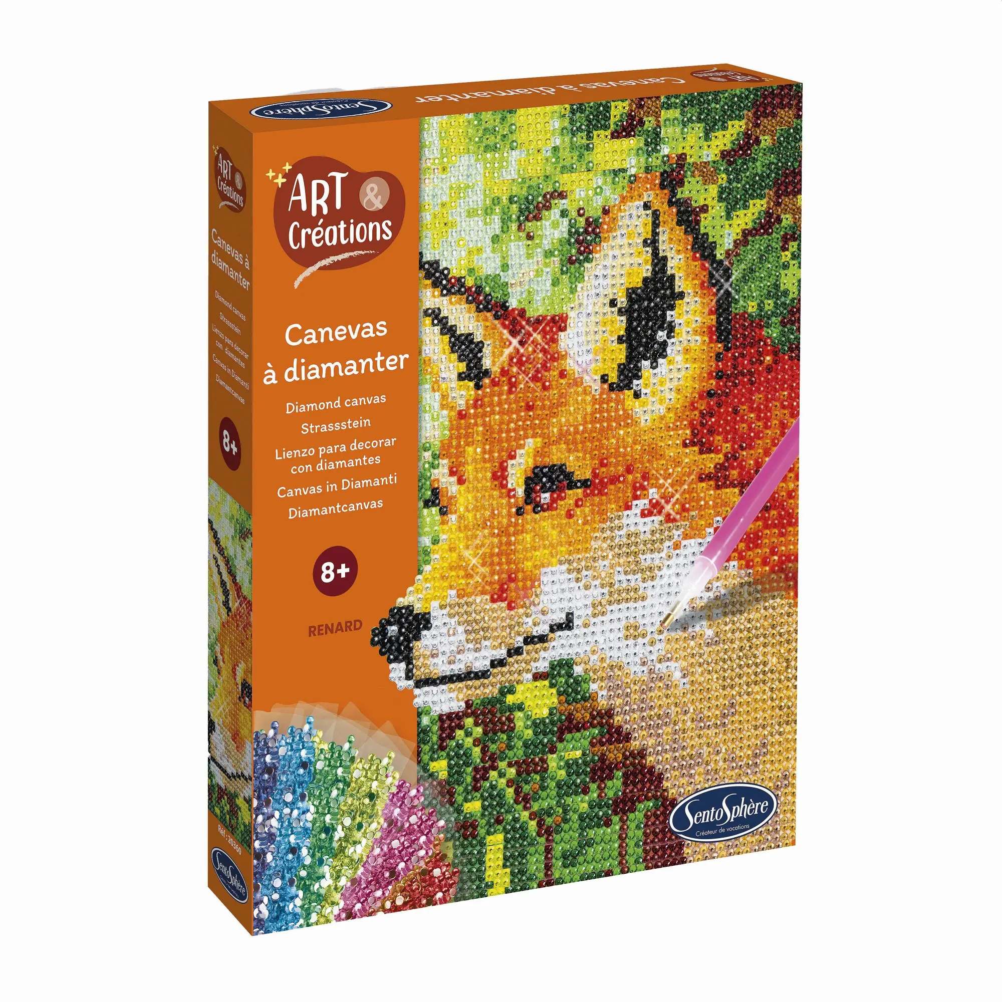 Cover: 3373910203609 | Sentosphere - Strasssteinbild Fuchs | Sentosphere | Kit (Bastelset)