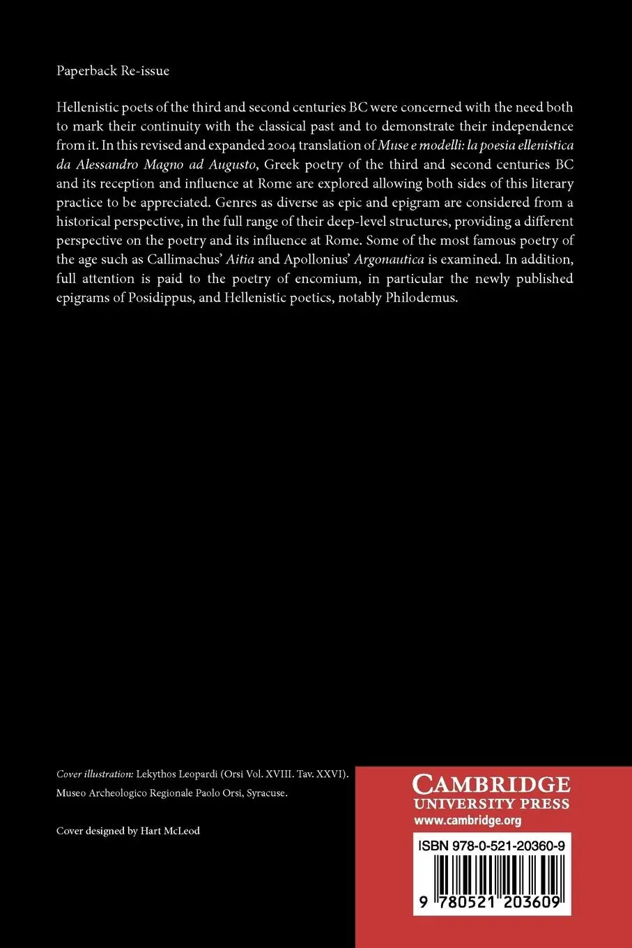Rückseite: 9780521203609 | Tradition and Innovation in Hellenistic Poetry | Fantuzzi (u. a.)
