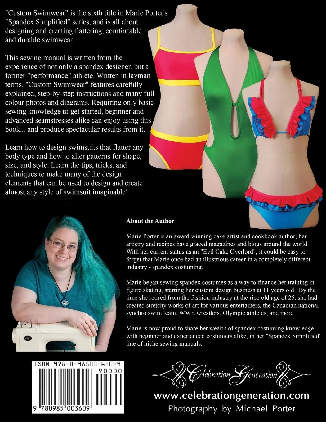 Rückseite: 9780985003609 | Spandex Simplified | Custom Swimwear | Marie Porter | Taschenbuch