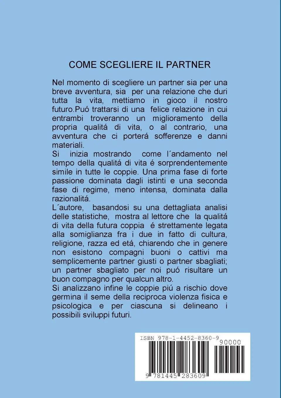 Rückseite: 9781445283609 | Come scegliere il partner | Silvano Marconi | Taschenbuch | 2010