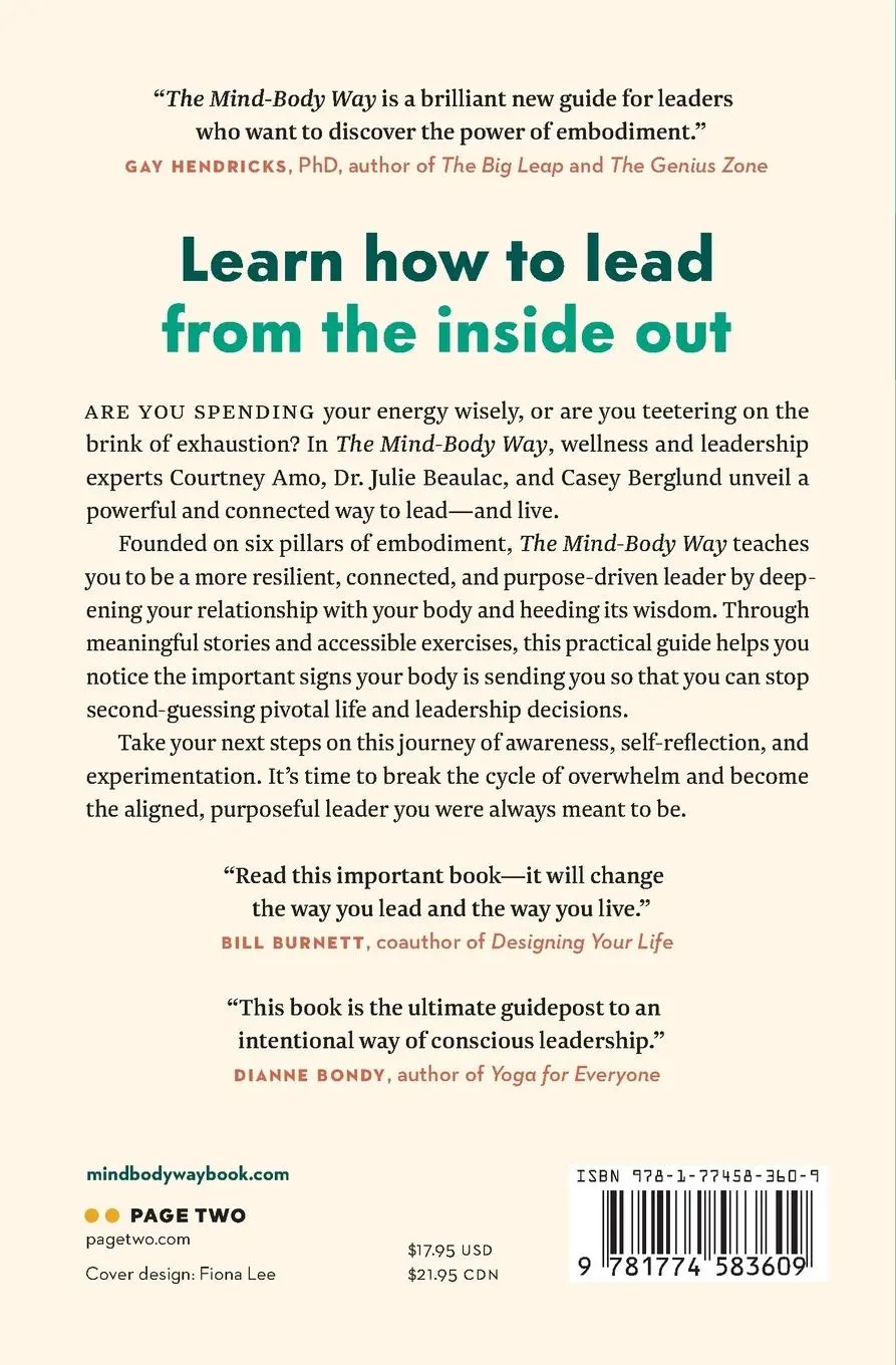 Rückseite: 9781774583609 | The Mind-Body Way | Courtney Amo (u. a.) | Taschenbuch | Englisch