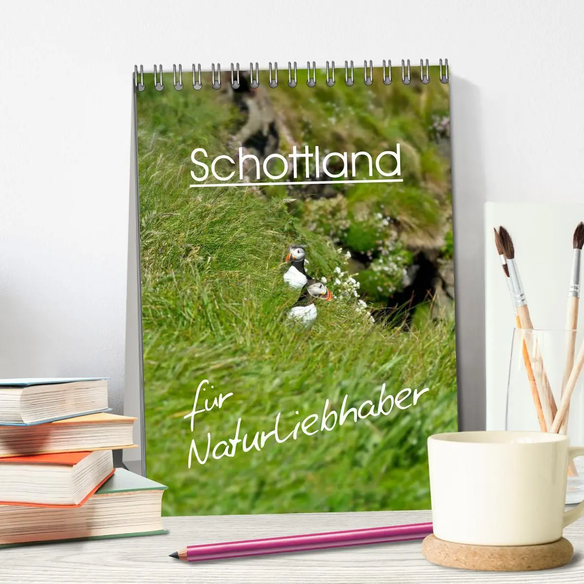 Bild: 9783516433609 | Schottland für Naturliebhaber (Tischkalender 2026 DIN A5 hoch),...