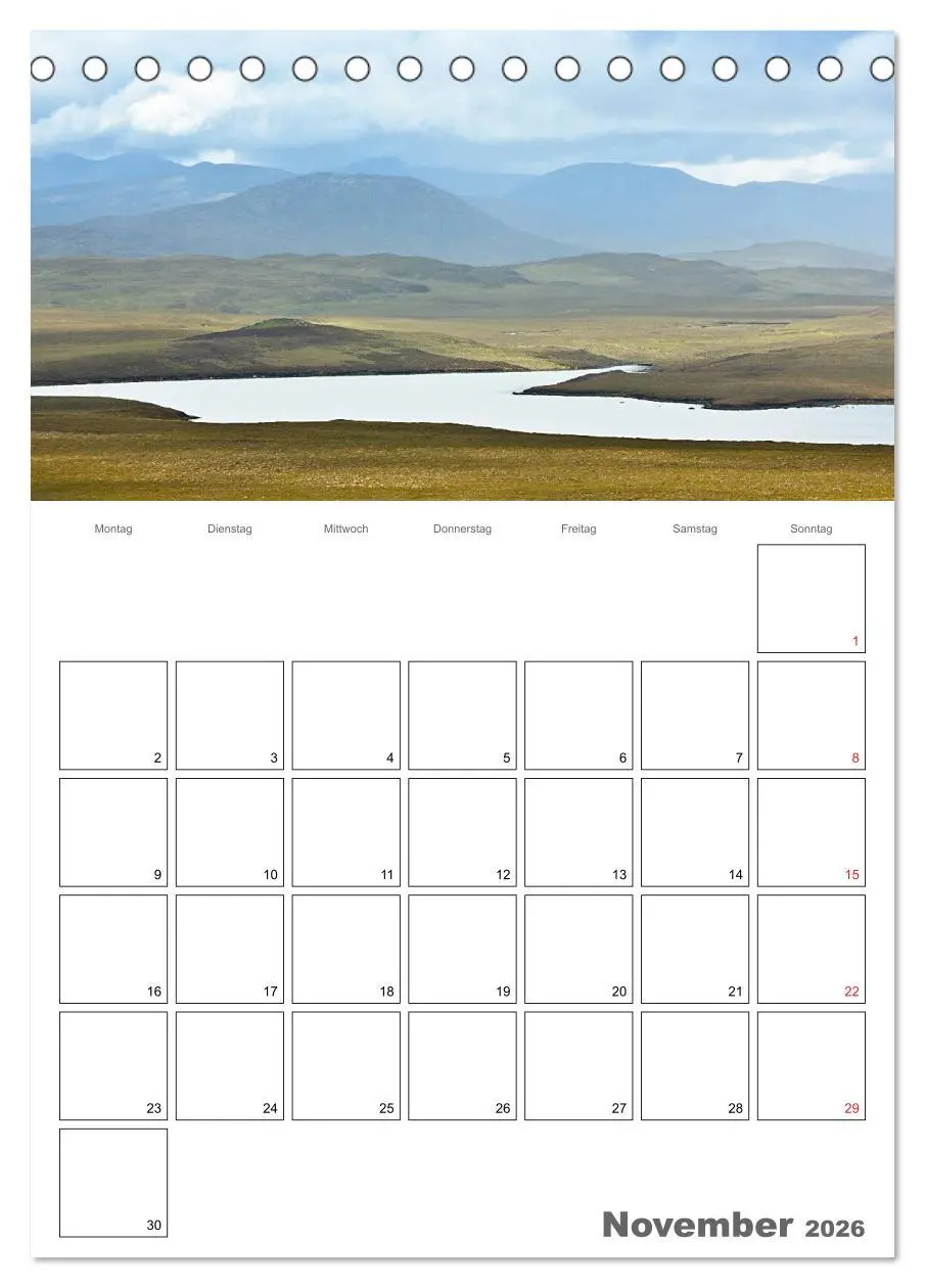 Bild: 9783516433609 | Schottland für Naturliebhaber (Tischkalender 2026 DIN A5 hoch),...