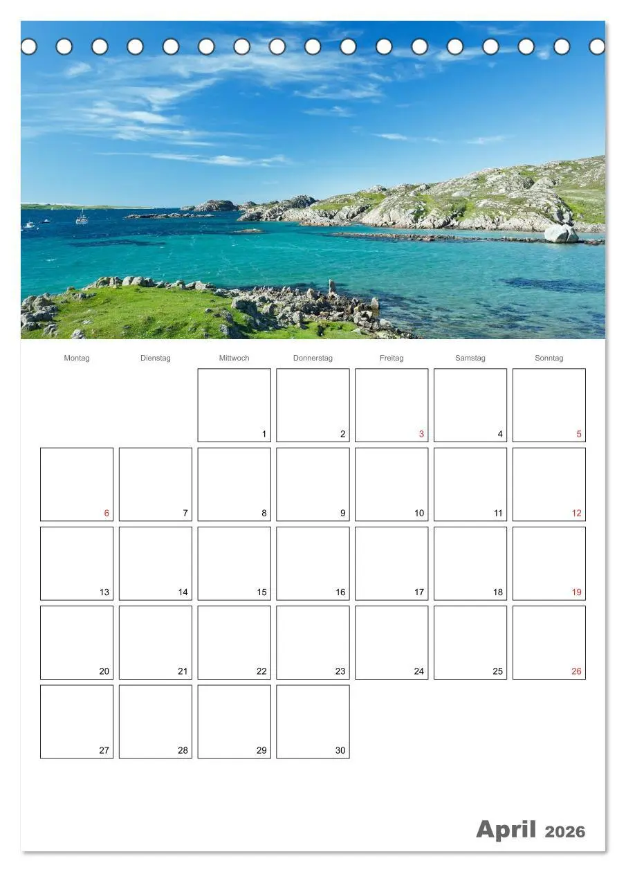 Bild: 9783516433609 | Schottland für Naturliebhaber (Tischkalender 2026 DIN A5 hoch),...