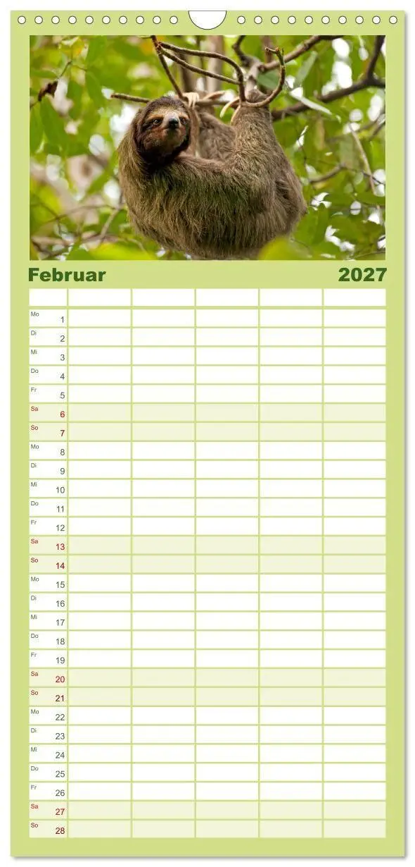Bild: 9783594343609 | Familienplaner 2027 - Costa Rica mit 5 Spalten (Wandkalender, 21 x...