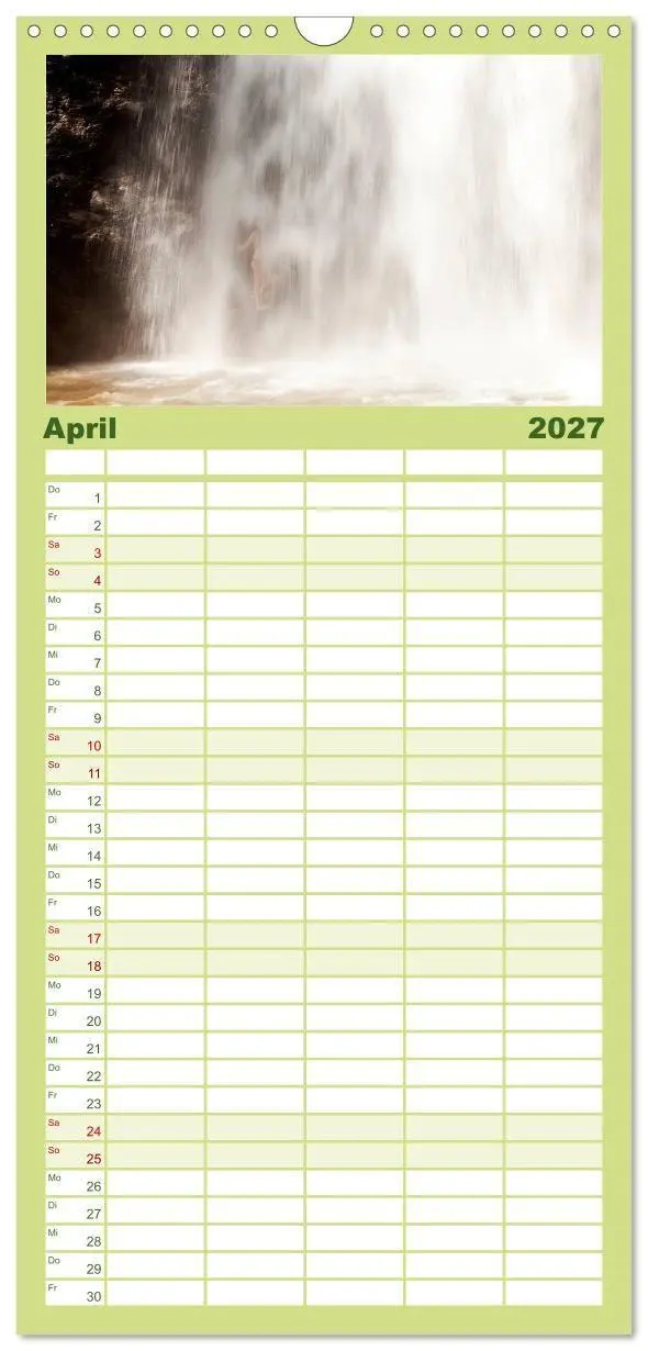 Bild: 9783594343609 | Familienplaner 2027 - Costa Rica mit 5 Spalten (Wandkalender, 21 x...