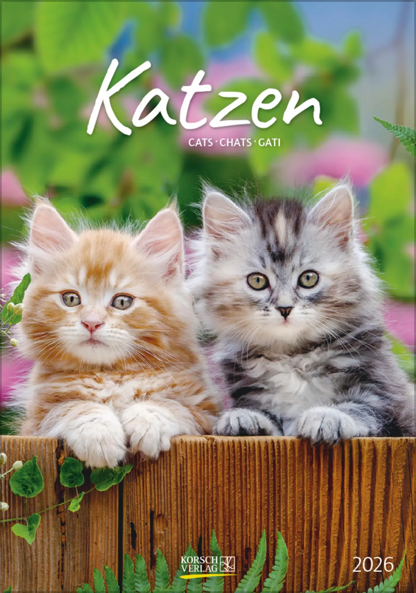 Cover: 9783731883609 | Katzen 2026 | Verlag Korsch | Kalender | Spiralbindung | 13 S. | 2026