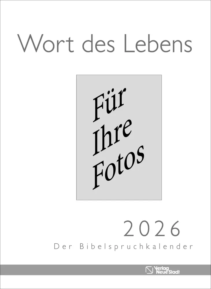 Cover: 9783734613609 | Wort des Lebens 2026 - Der Bibelspruchkalender | Stefan Liesenfeld