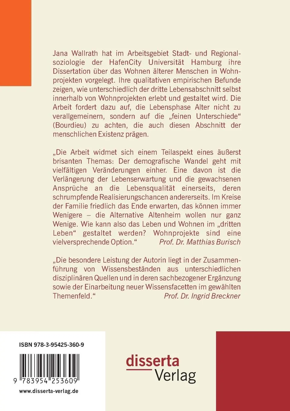 Rückseite: 9783954253609 | ALTERNATIVE HEIMAT: Über die Chancen von Wohnprojekten für das...