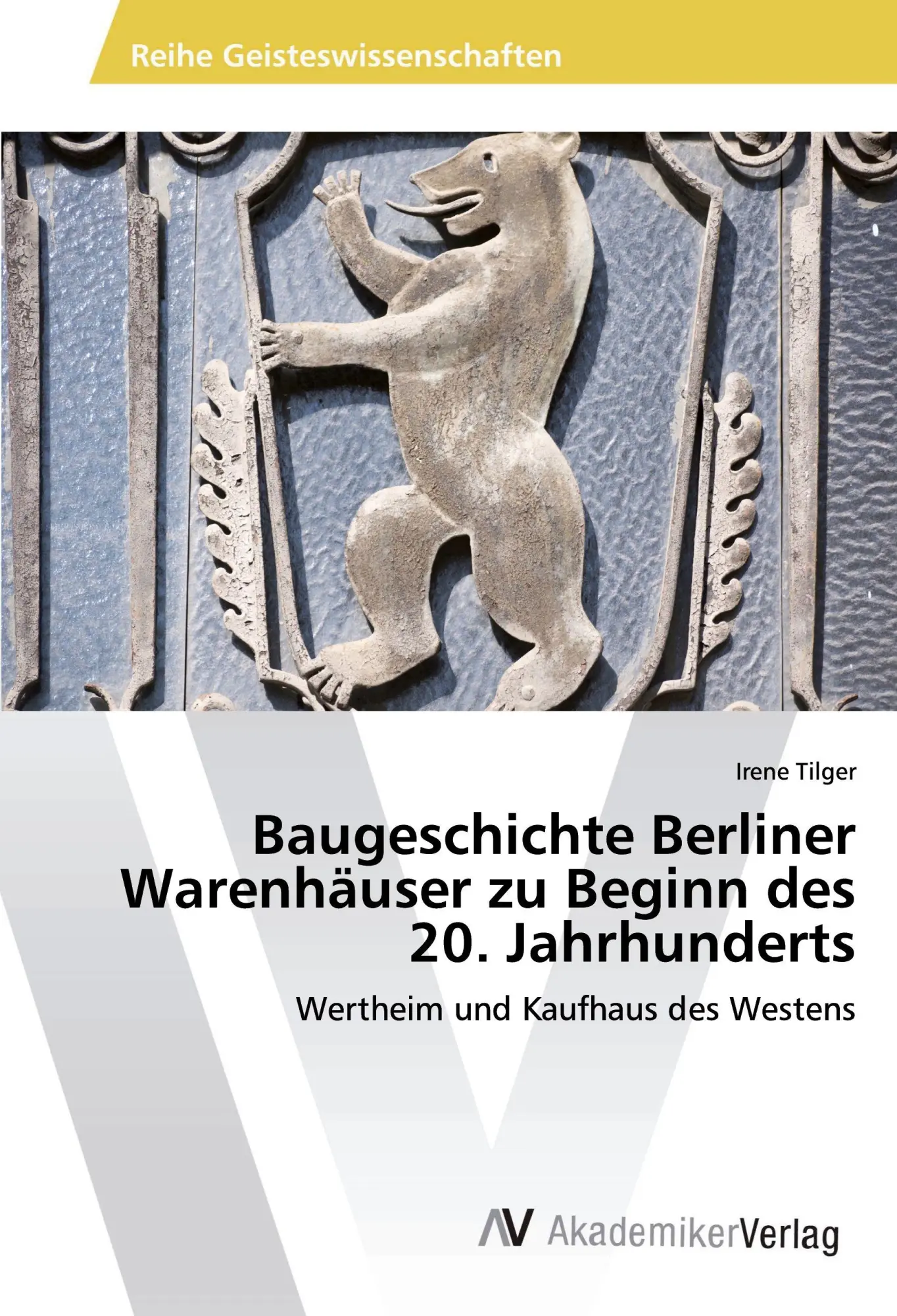 Cover: 9783330513709 | Baugeschichte Berliner Warenhäuser zu Beginn des 20. Jahrhunderts