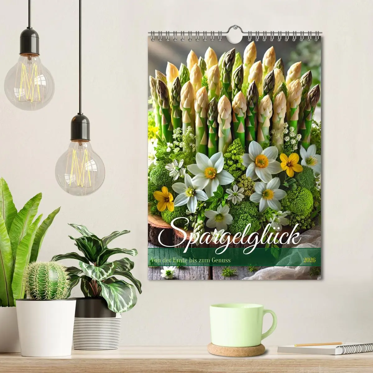 Bild: 9783457263709 | Spargelglück - von der Ernte bis zum Genuss (Wandkalender 2026 DIN...