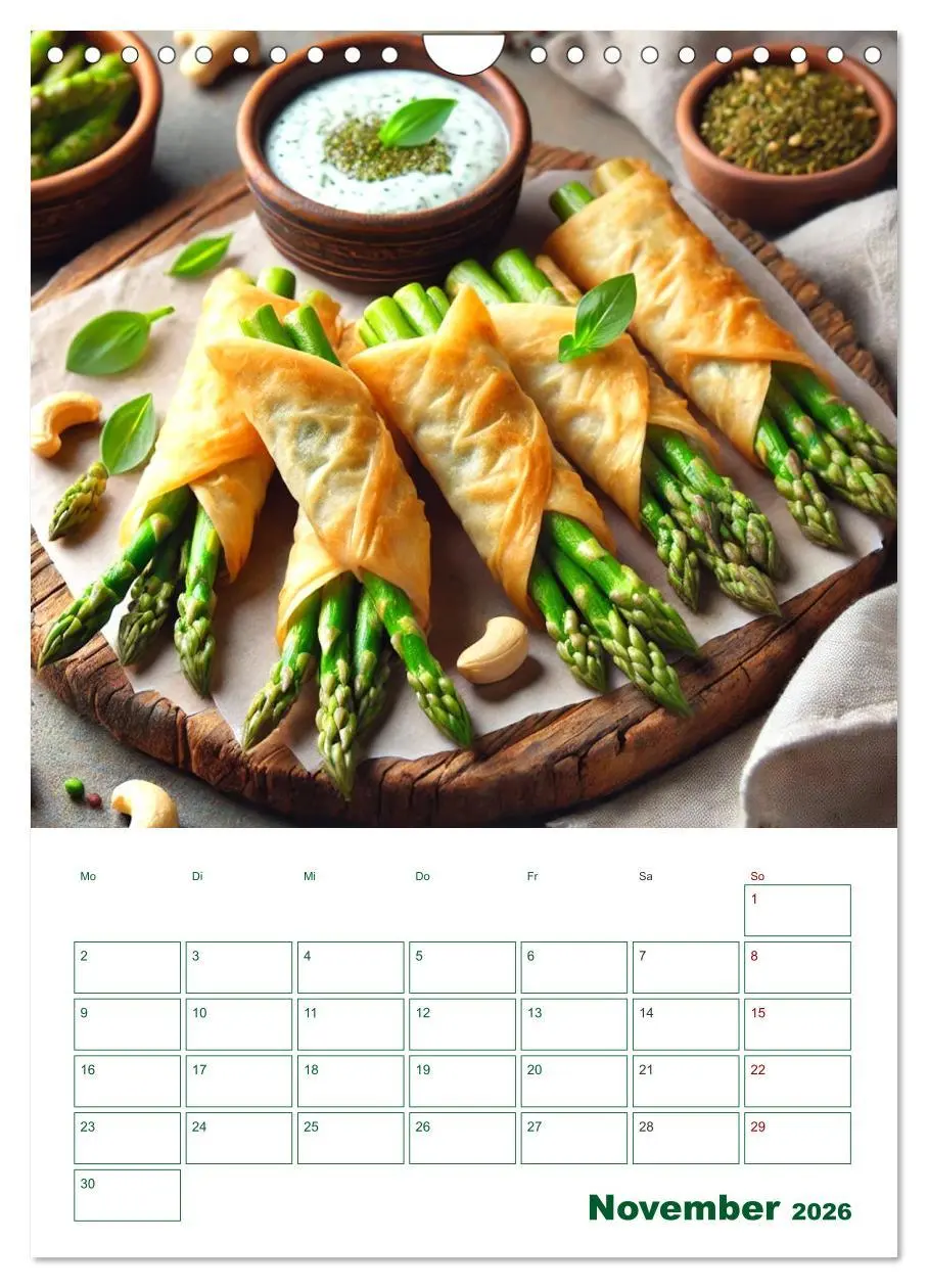 Bild: 9783457263709 | Spargelglück - von der Ernte bis zum Genuss (Wandkalender 2026 DIN...