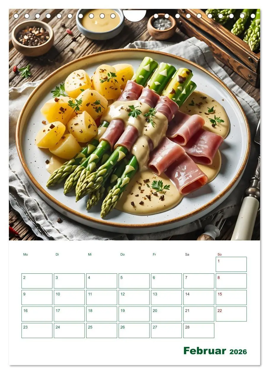 Bild: 9783457263709 | Spargelglück - von der Ernte bis zum Genuss (Wandkalender 2026 DIN...