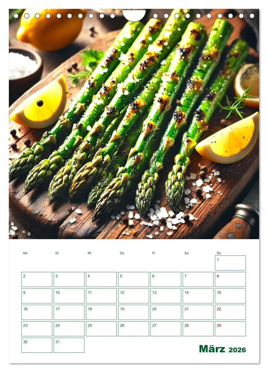 Bild: 9783457263709 | Spargelglück - von der Ernte bis zum Genuss (Wandkalender 2026 DIN...