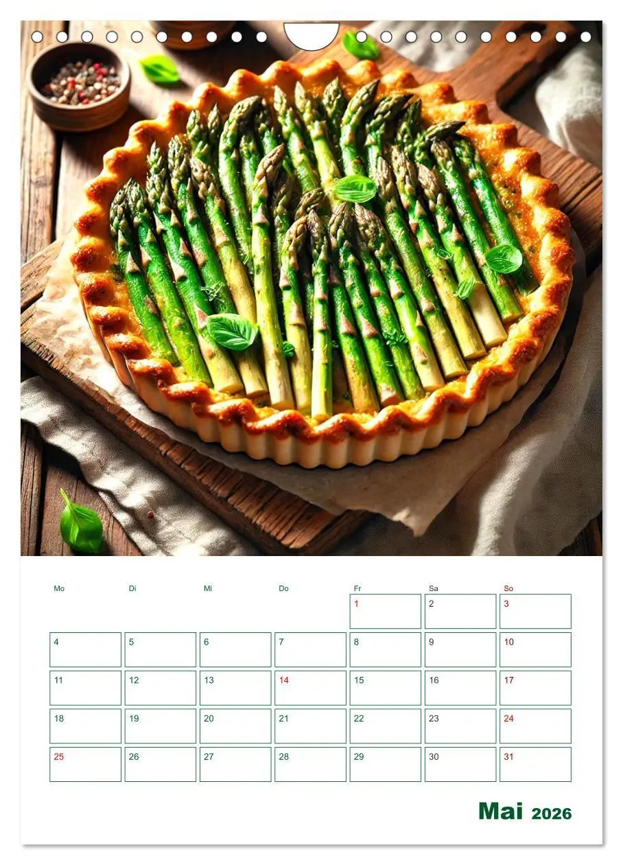 Bild: 9783457263709 | Spargelglück - von der Ernte bis zum Genuss (Wandkalender 2026 DIN...