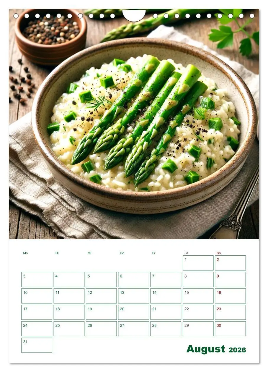 Bild: 9783457263709 | Spargelglück - von der Ernte bis zum Genuss (Wandkalender 2026 DIN...