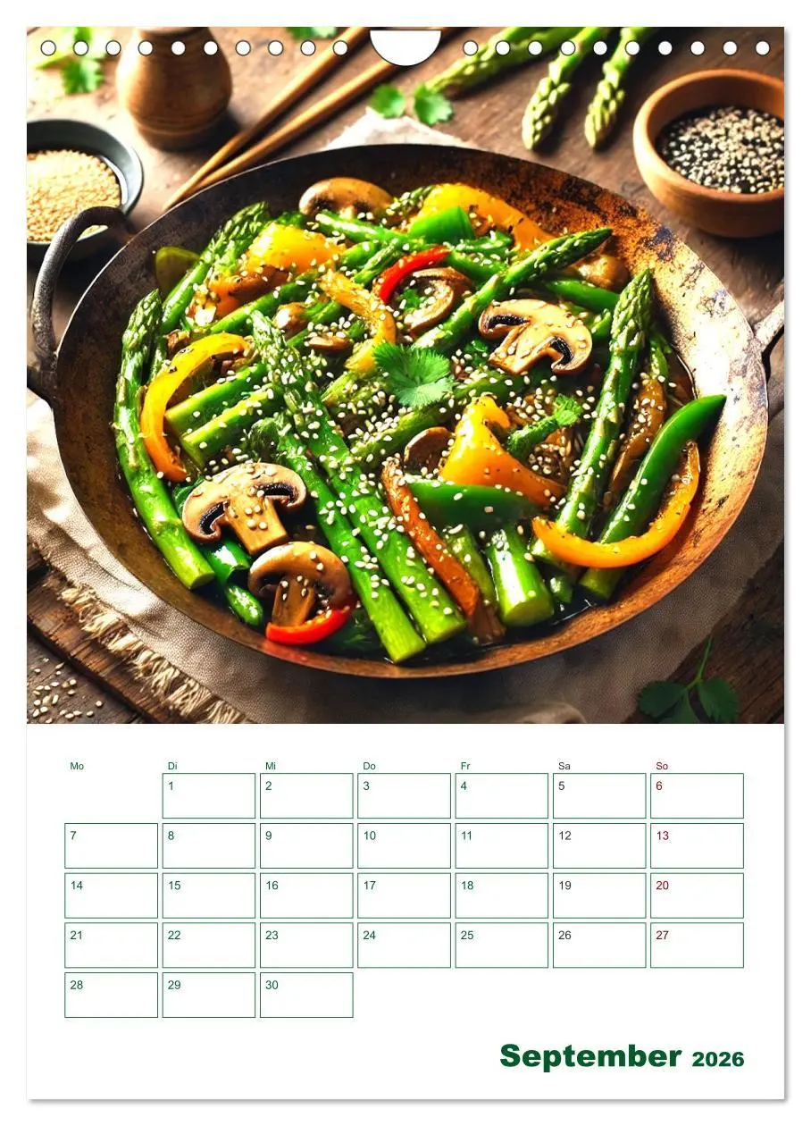 Bild: 9783457263709 | Spargelglück - von der Ernte bis zum Genuss (Wandkalender 2026 DIN...