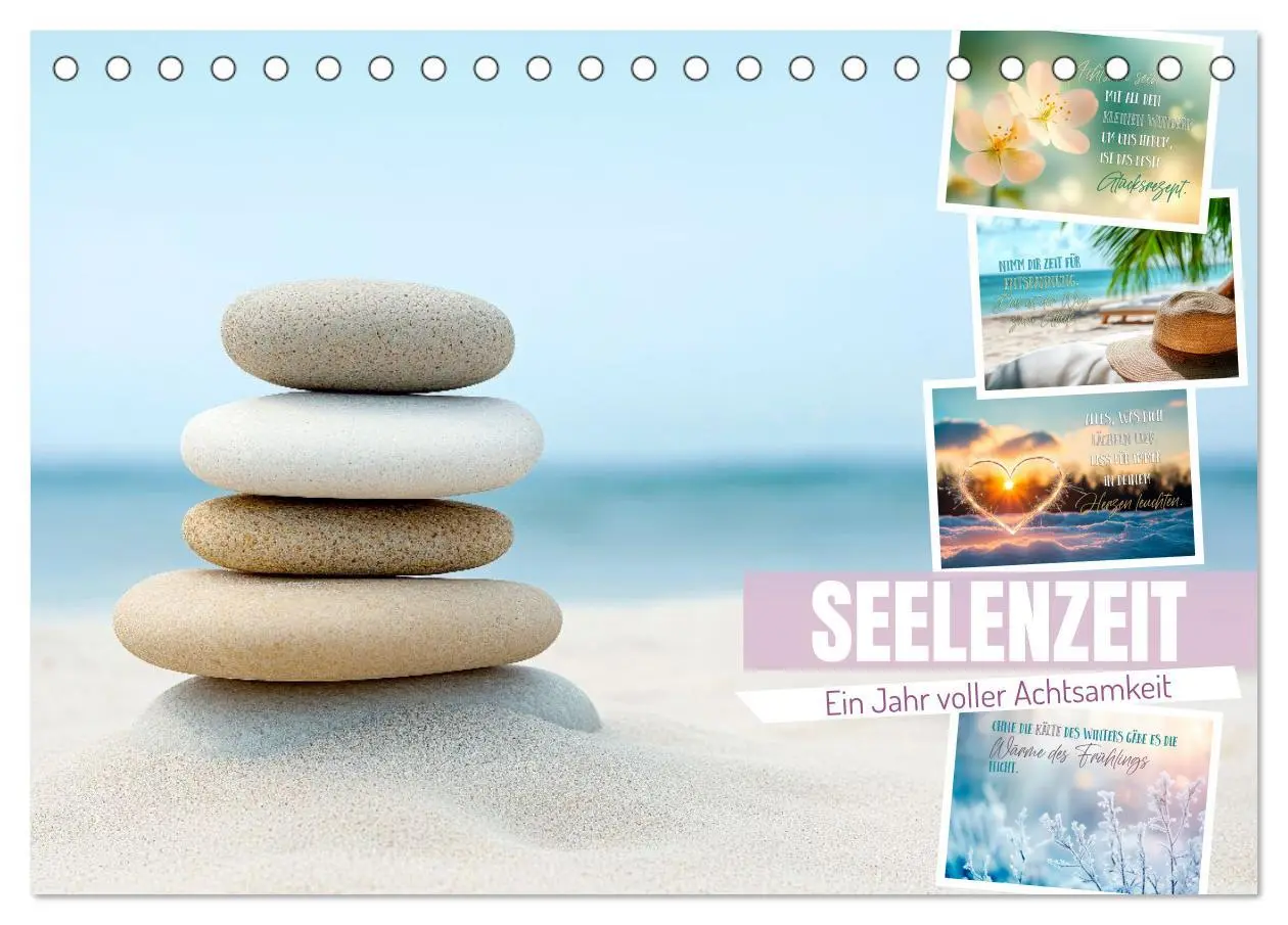 Cover: 9783516593709 | SEELENZEIT Ein Jahr voller Achtsamkeit (Tischkalender 2026 DIN A5...