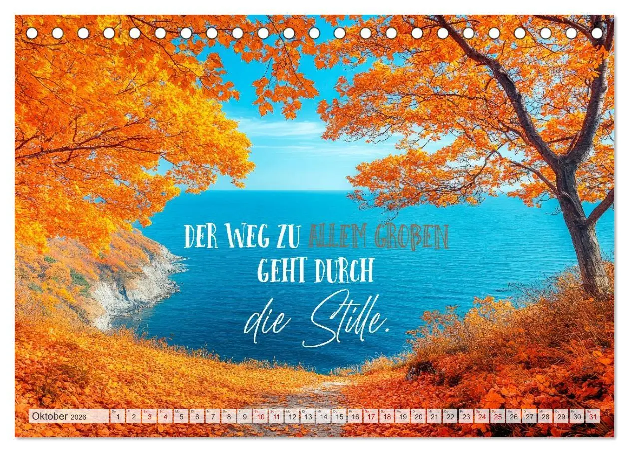 Bild: 9783516593709 | SEELENZEIT Ein Jahr voller Achtsamkeit (Tischkalender 2026 DIN A5...
