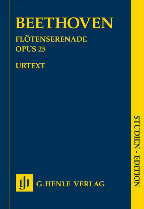 Cover: 9790201893709 | Flotenserenade Op.25 Urtext | Ludwig van Beethoven | Studienpartitur