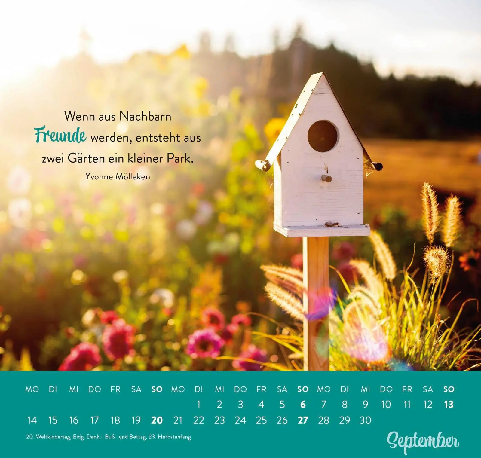 Bild: 4036442013809 | Wandkalender 2026: Für nette Nachbarn | Groh Verlag | Kalender | 12 S.