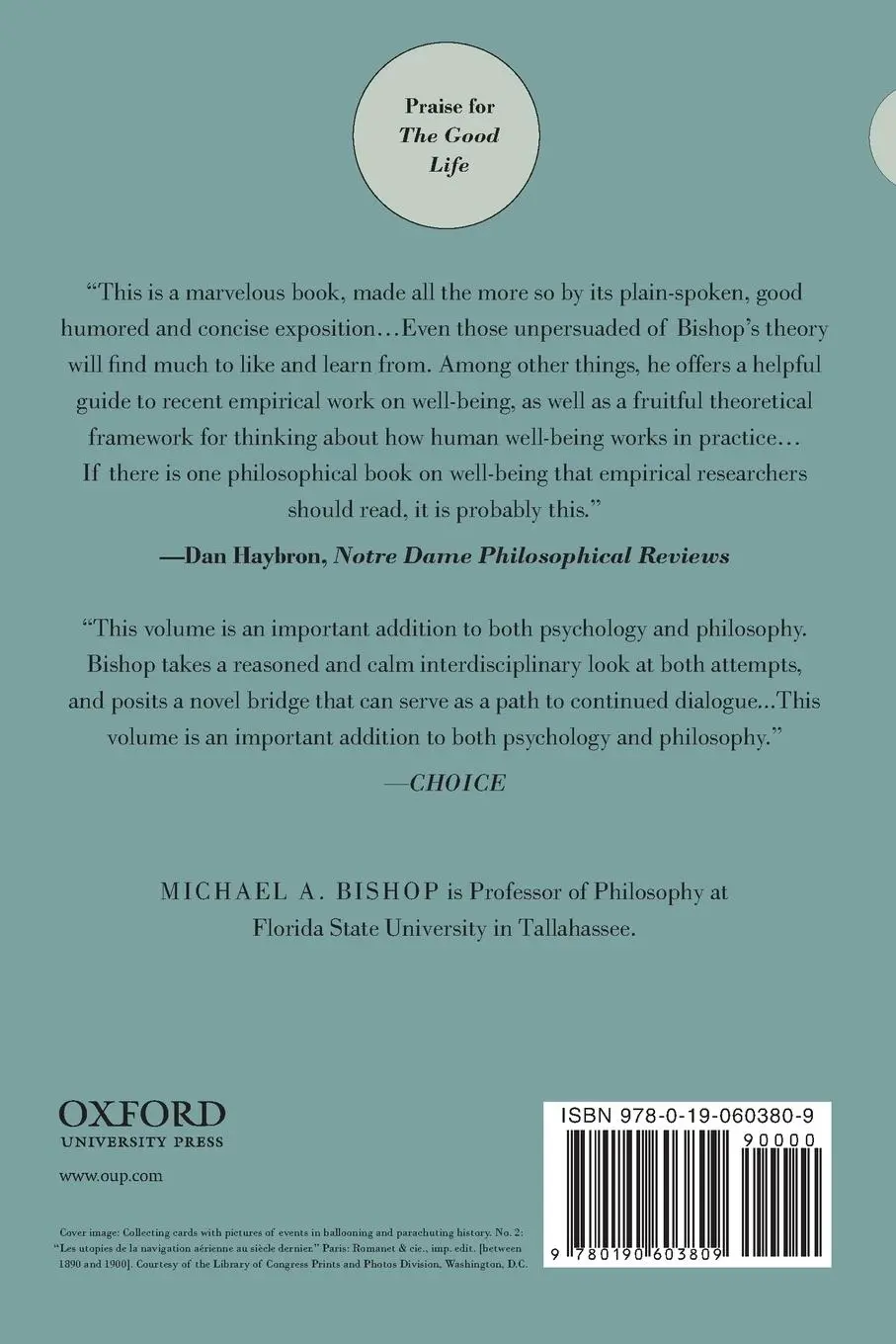 Rückseite: 9780190603809 | The Good Life | Unifying the Philosophy and Psychology of Well-Being