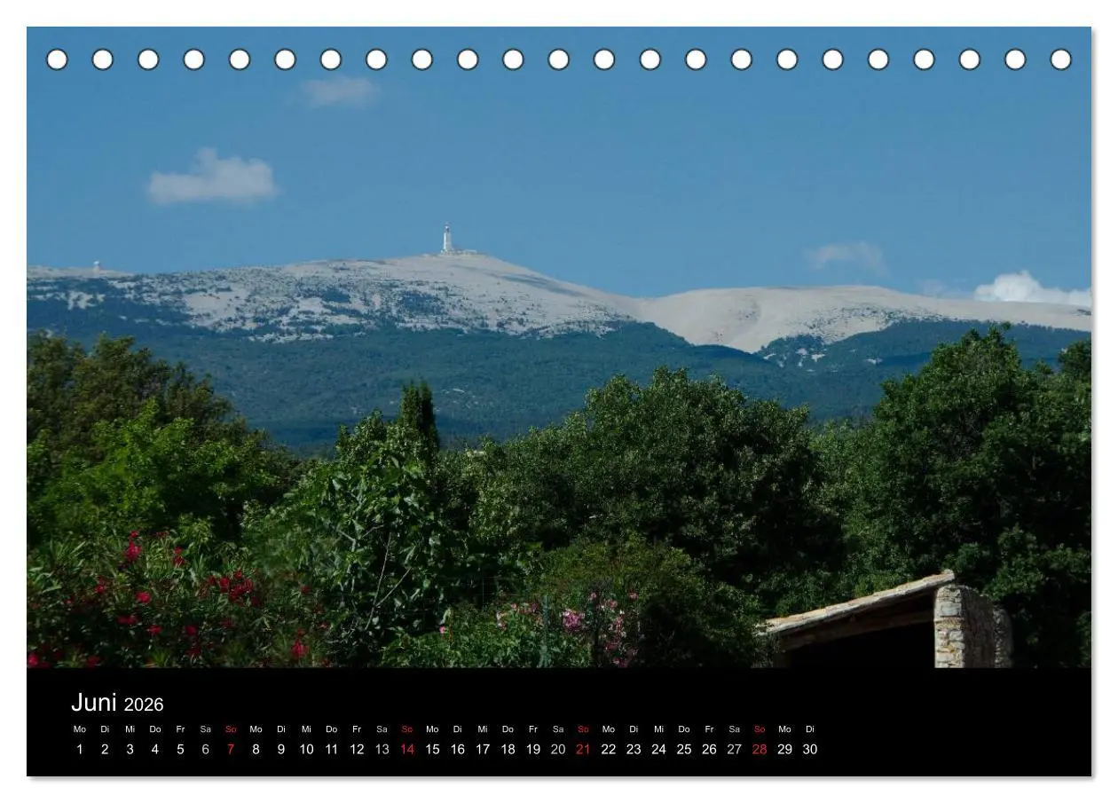 Bild: 9783516103809 | Faszination Mont Ventoux (Tischkalender 2026 DIN A5 quer), CALVENDO...