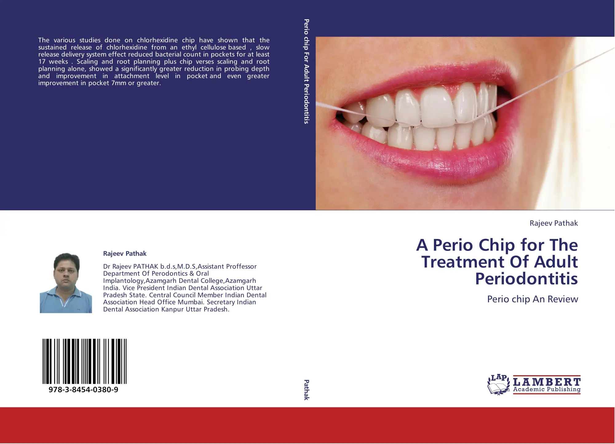 Cover: 9783845403809 | A Perio Chip for The Treatment Of Adult Periodontitis | Rajeev Pathak