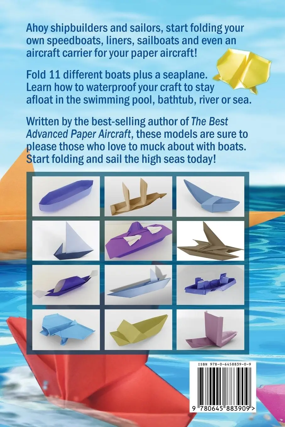 Rückseite: 9780645883909 | Paper Boats | Fold &amp; Float Your Own Origami Boats | Carmel D Morris
