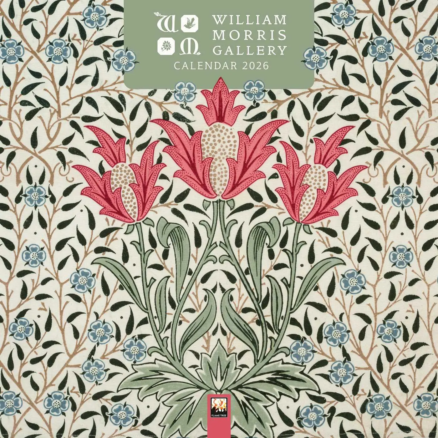 Cover: 9781835623909 | William Morris Gallery 2026 - Original Flame Tree...