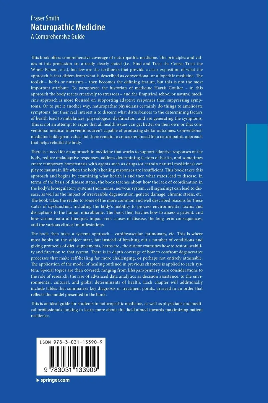 Rückseite: 9783031133909 | Naturopathic Medicine | A Comprehensive Guide | Fraser Smith | Buch