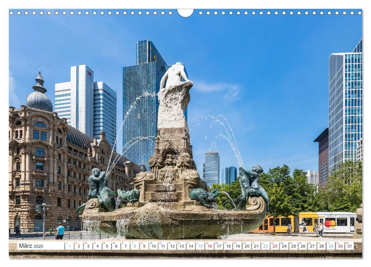 Bild: 9783383993909 | Frankfurt - Wolkenkratzer und Tradition (Wandkalender 2025 DIN A3...