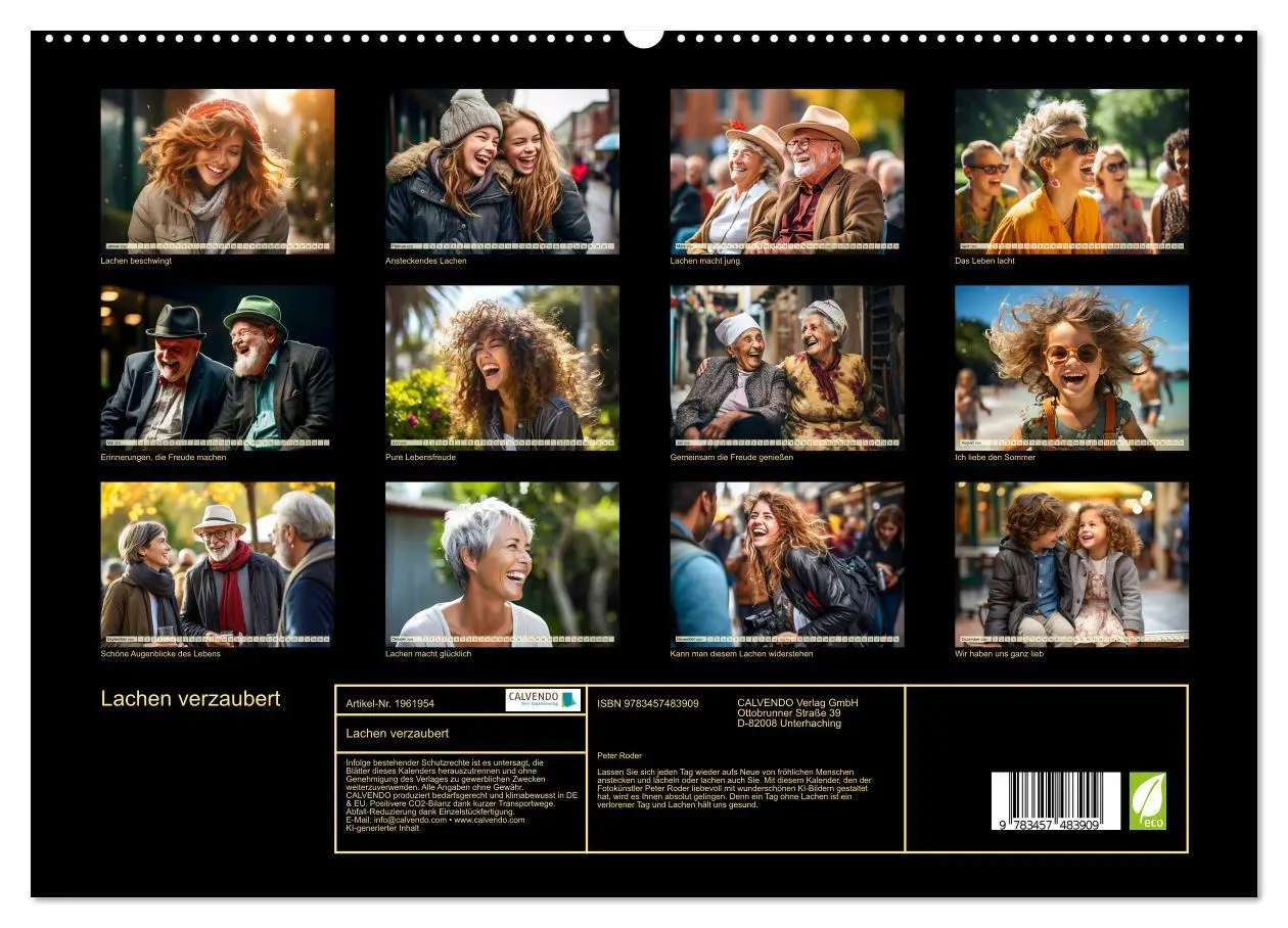 Bild: 9783457483909 | Lachen verzaubert (hochwertiger Premium Wandkalender 2026 DIN A2...