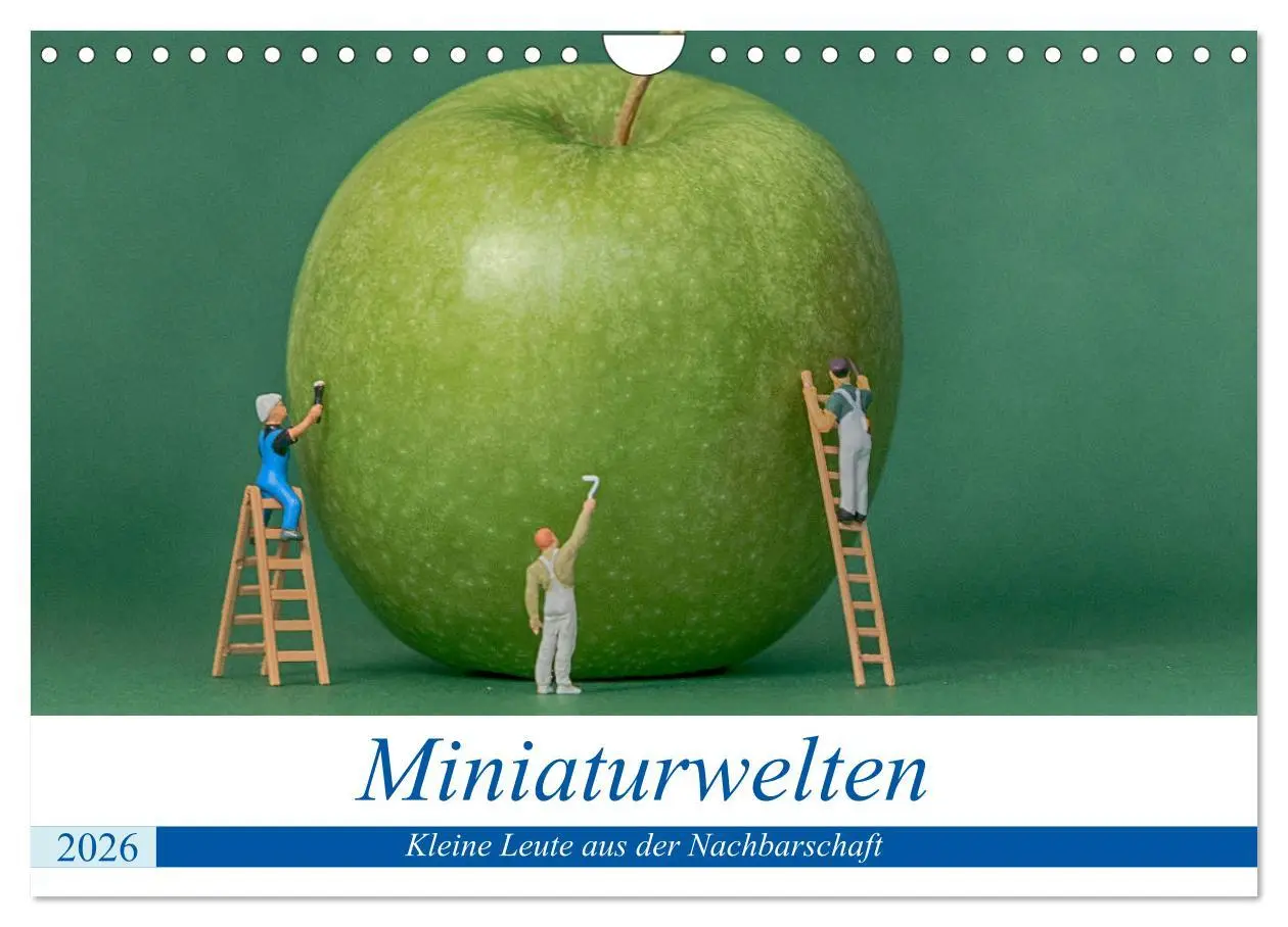 Cover: 9783457863909 | Miniaturwelten - Kleine Leute aus der Nachbarschaft (Wandkalender...