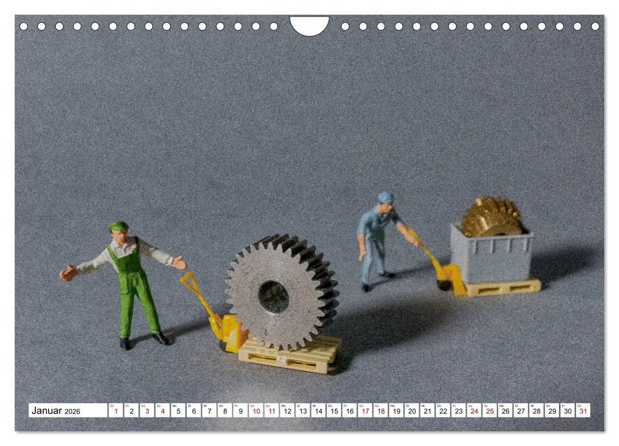Bild: 9783457863909 | Miniaturwelten - Kleine Leute aus der Nachbarschaft (Wandkalender...