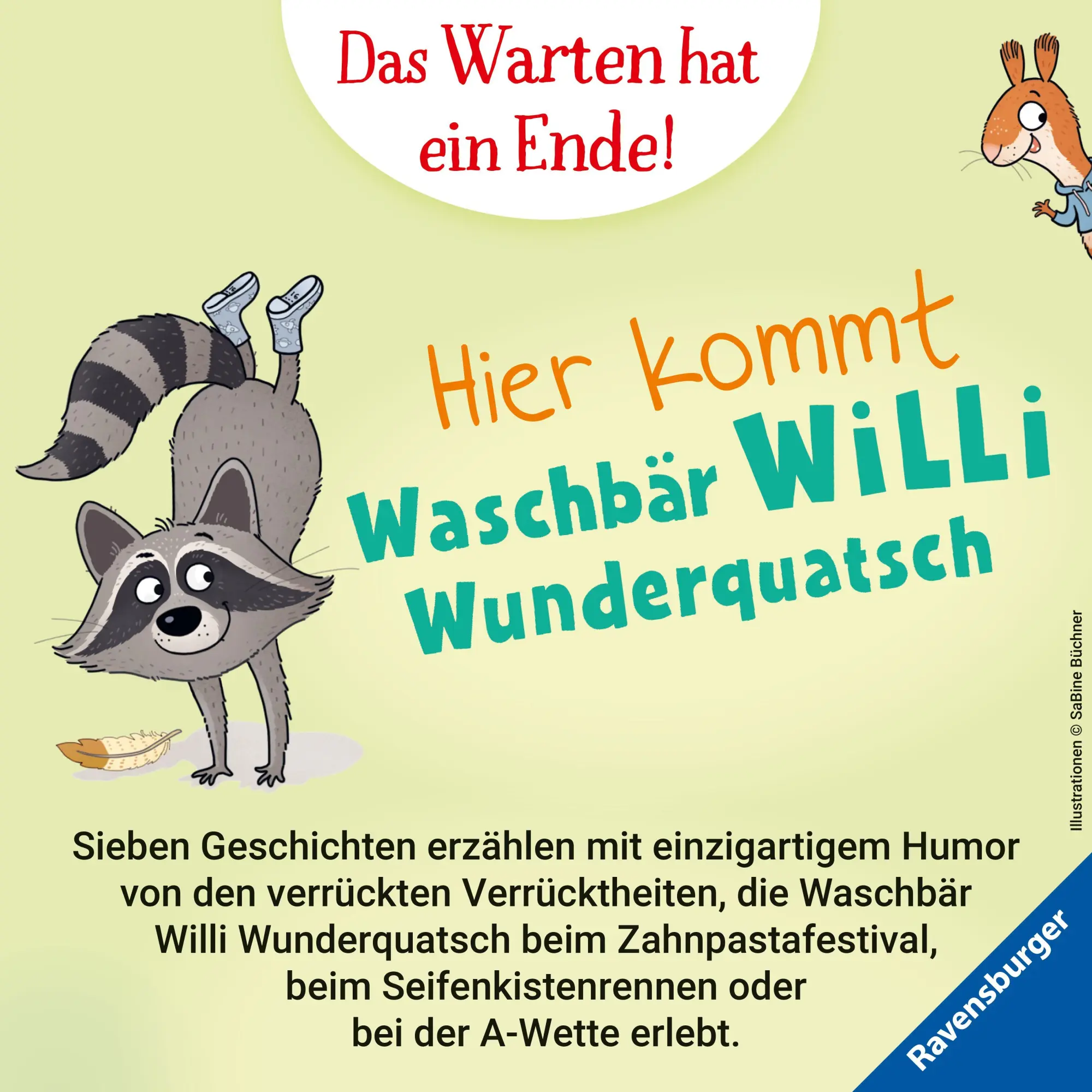 Bild: 9783473463909 | Waschbär Willi Wunderquatsch - Die Erfindung der Trompetenwurst und...