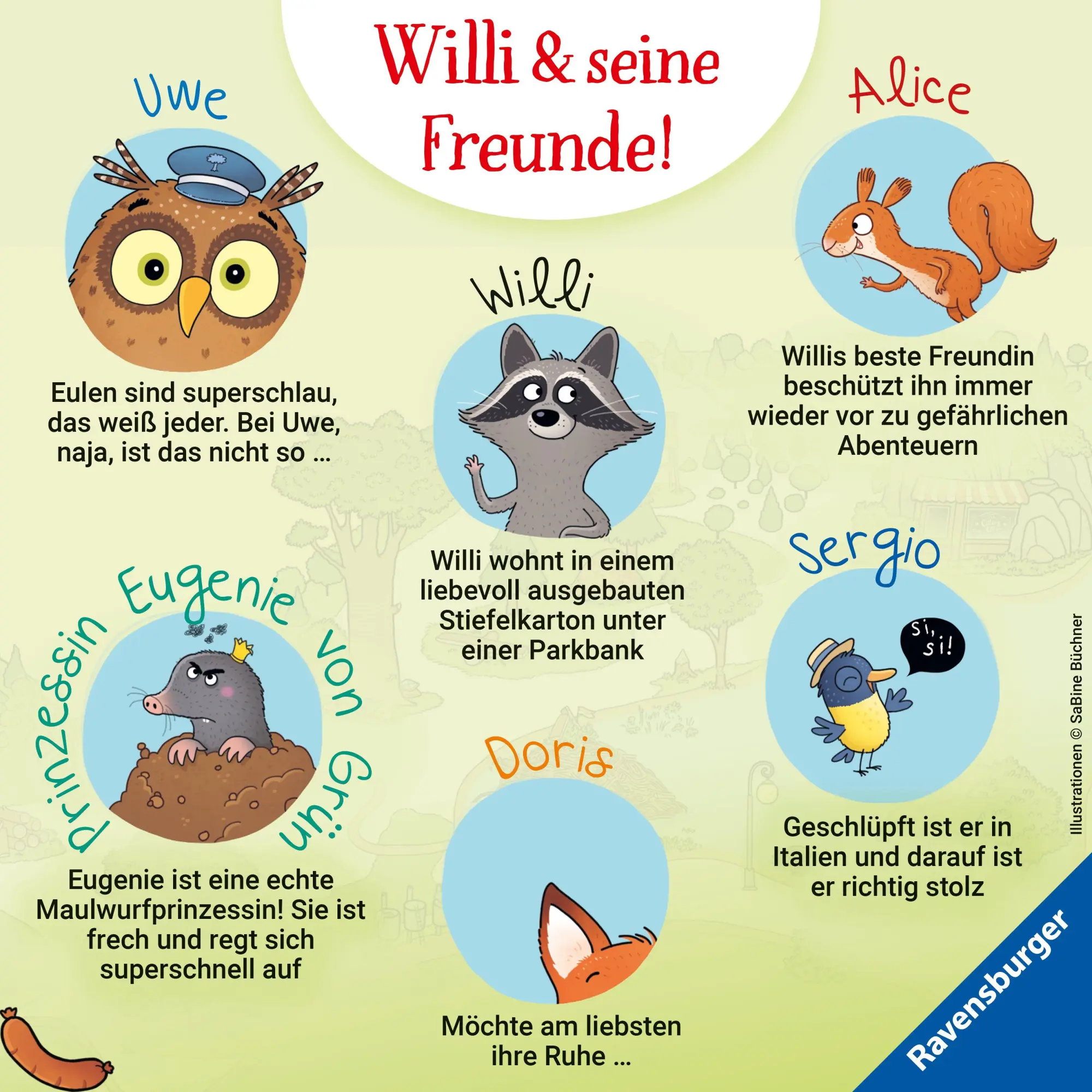 Bild: 9783473463909 | Waschbär Willi Wunderquatsch - Die Erfindung der Trompetenwurst und...