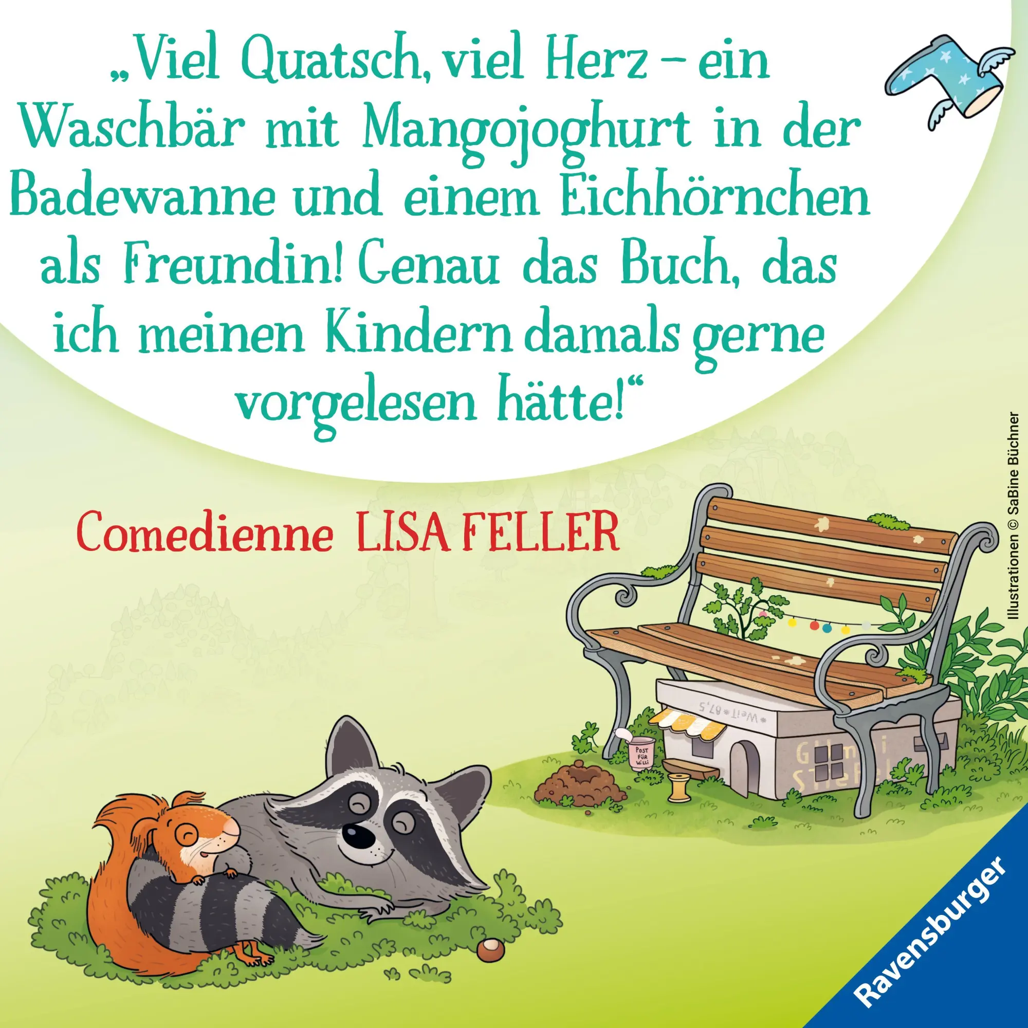 Bild: 9783473463909 | Waschbär Willi Wunderquatsch - Die Erfindung der Trompetenwurst und...