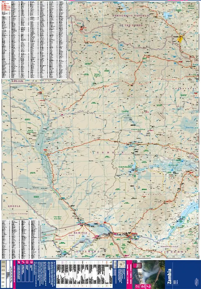 Bild: 9783831773909 | Reise Know-How Landkarte Sambia 1:1.000.000 | world mapping project