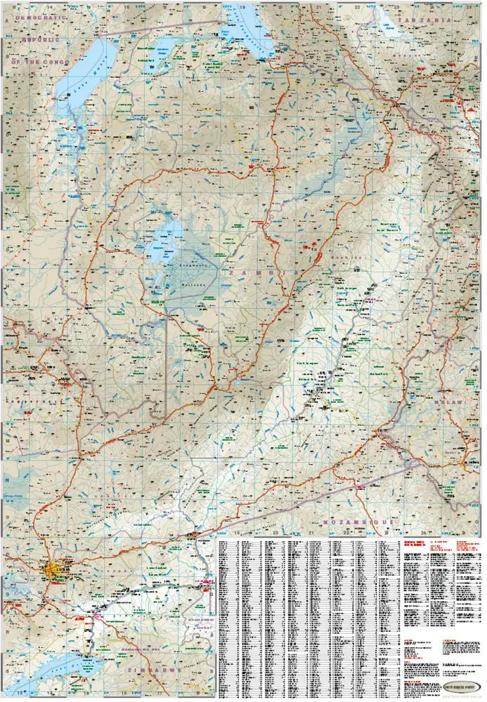 Bild: 9783831773909 | Reise Know-How Landkarte Sambia 1:1.000.000 | world mapping project
