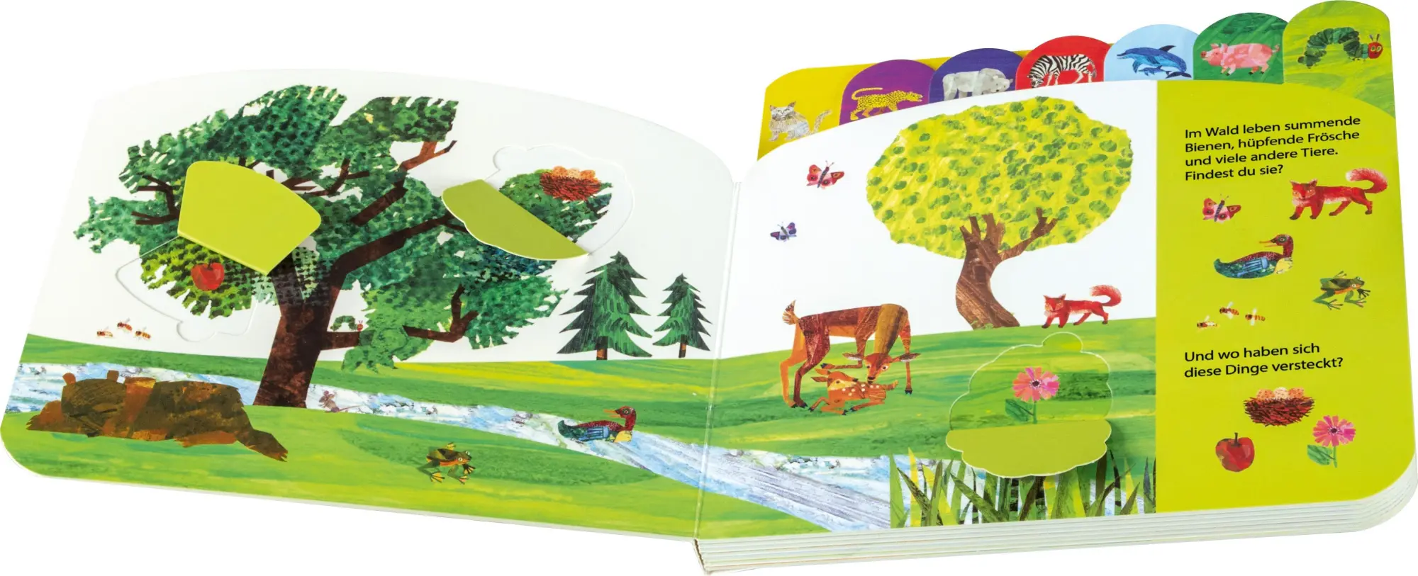 Bild: 9783836963909 | Die kleine Raupe Nimmersatt - Mein Tier-Suchspaß | Eric Carle | Buch