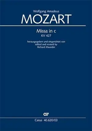 Cover: 9790007073909 | Missa in c (Klavierauszug) | KV 427,1783 | Wolfgang Amadeus Mozart