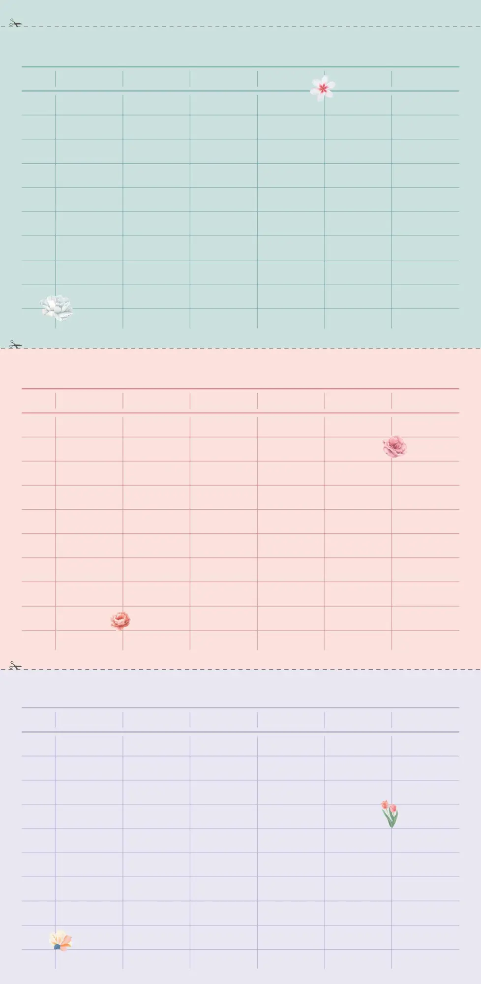 Bild: 4069095004009 | GreenLine Floral 2026 Familienplaner - Familien-Kalender -...