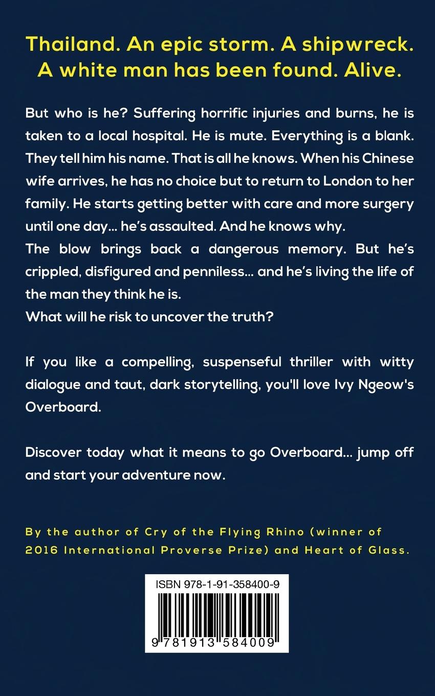 Rückseite: 9781913584009 | Overboard | A dark, compelling, modern suspense novel | Ivy Ngeow
